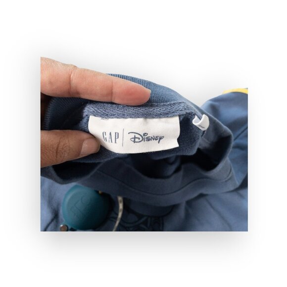 Disney Gap Mickey Mouse Blue Sweatshirt SZ L - Picture 4 of 8